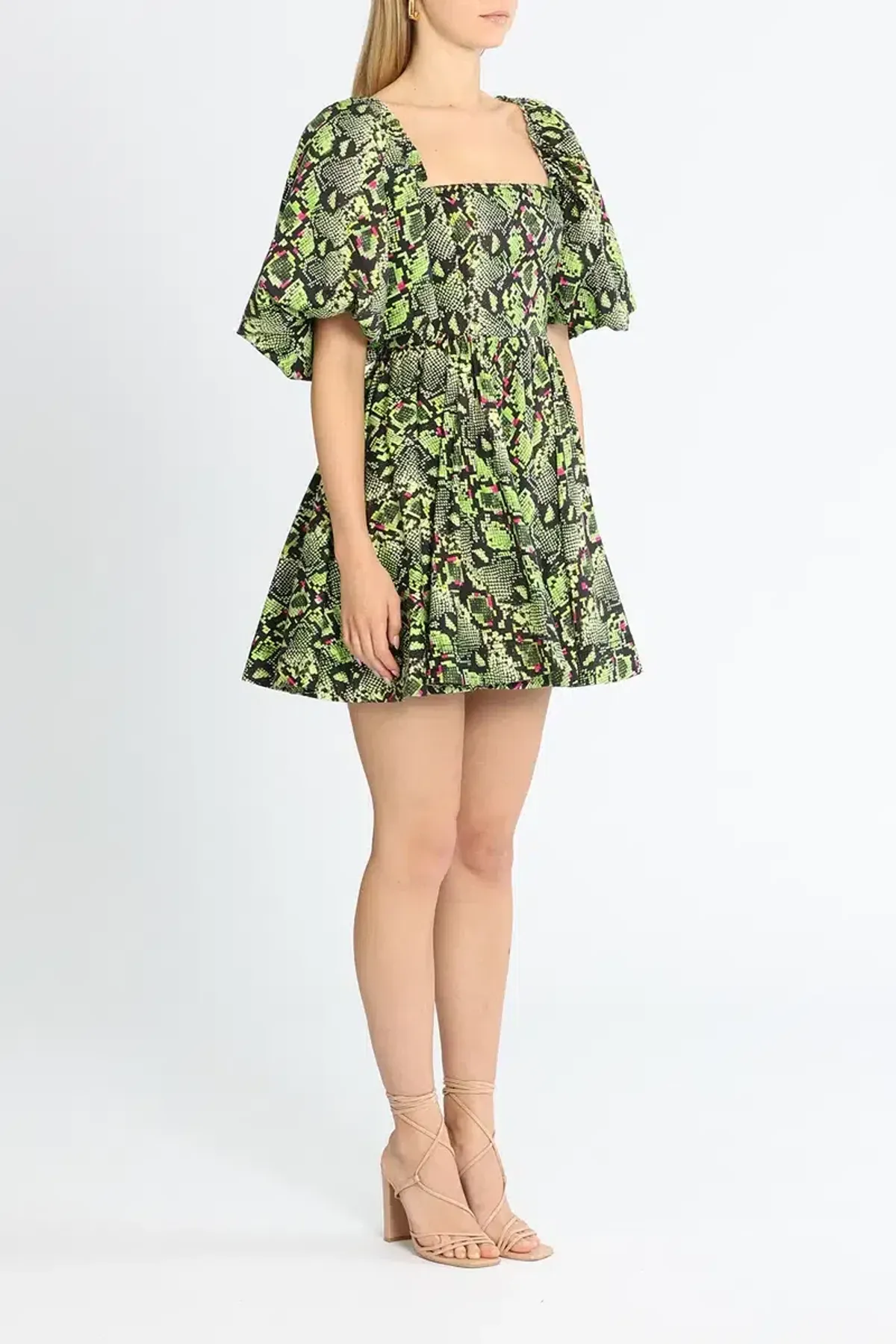 Aje Serpentine Corset Mini Dress Print Size 10 - Image 2