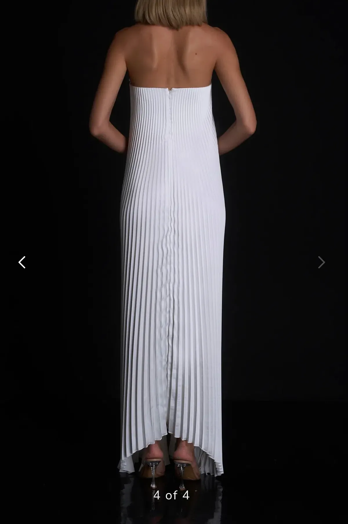 LIDEE BLACK TIE GOWN - IVORY Size 10 - Image 3