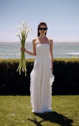 Cult Gaia Freya Gown Off White size XS for rent on The Volte - image 6