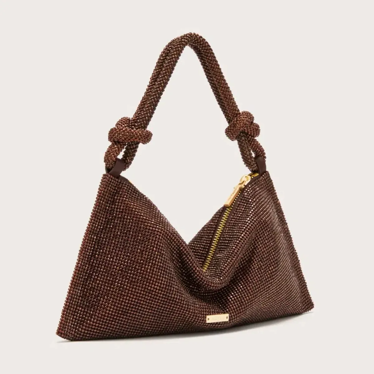 HERA NANO RHINESTONE SHOULDER BAG Brown Java - Image 2