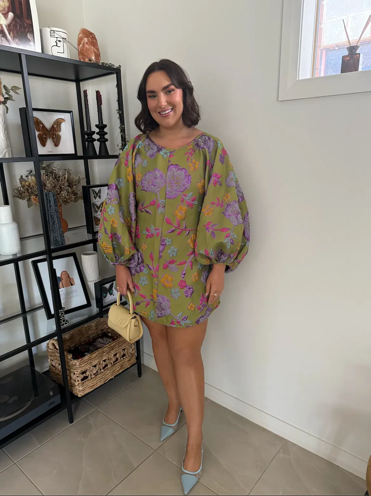 Arianne Elmy Good Luck Dress Retro Green Size M /Au 10  - Image 5