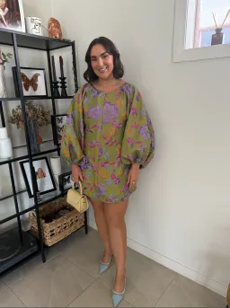 Arianne Elmy Good Luck Dress Retro Green Size M /Au 10  for rent on The Volte - image 5