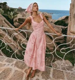 ZACO The Biarritz Dress Pink Size XXS/ Au 4 for rent on The Volte - image 1