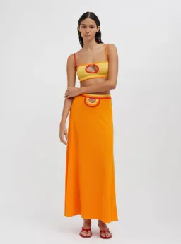 Christopher Esber  Fran Bandeau Top Orange Size 10  for rent on The Volte - image 6
