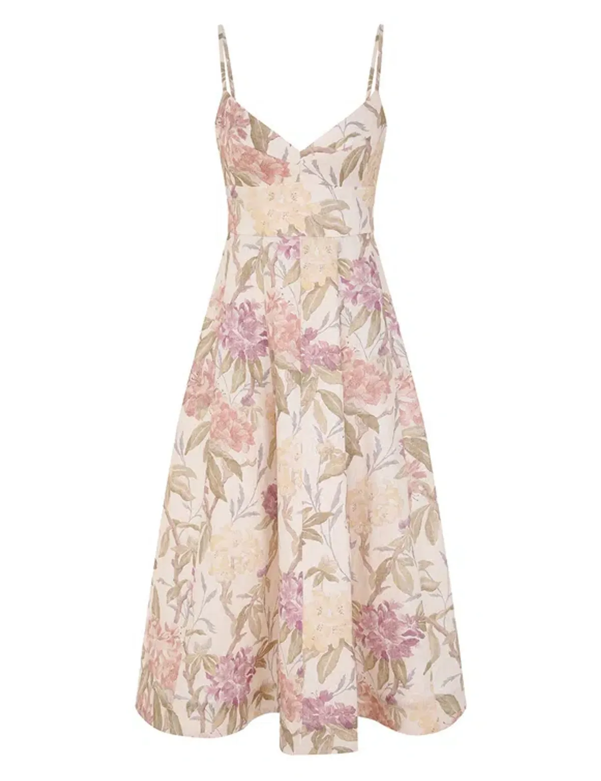 Zimmermann The Illustration Picnic Dress in Cream Inca Lily Size 2/AU 12  - Image 1