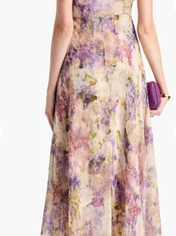 Zimmermann The Lyrical Gather Sleeve Midi in Dreamy Floral Size 0/Au 8 for rent on The Volte - image 4