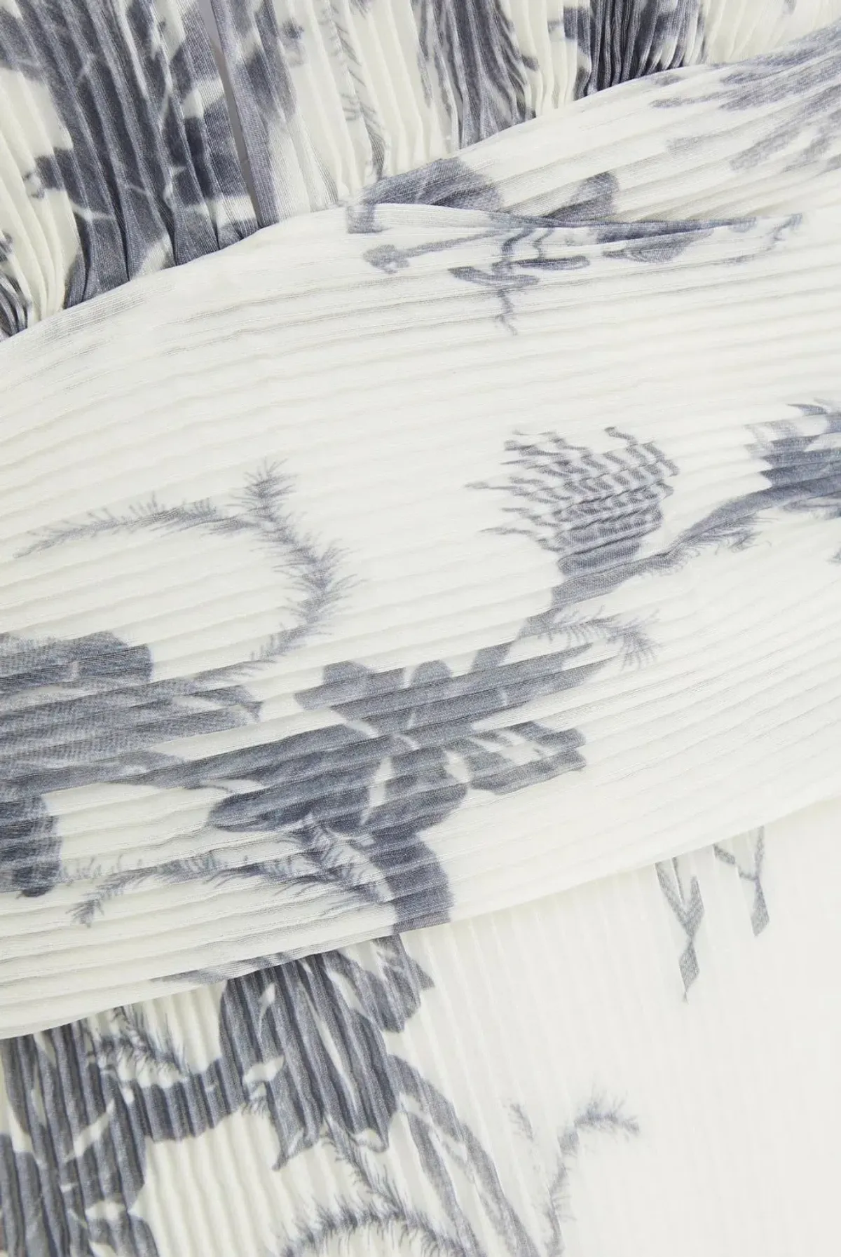 Zimmermann Pleated Mini Dress Keira Navy Size 3 / AU 14 - Image 5