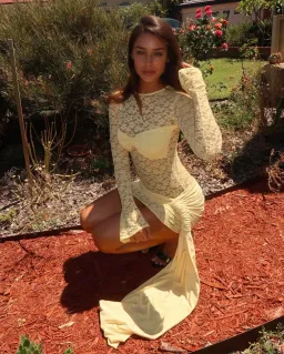 Deconduarte Ortigia Mini Dress Yellow Size S / AU 8 for rent on The Volte - image 3