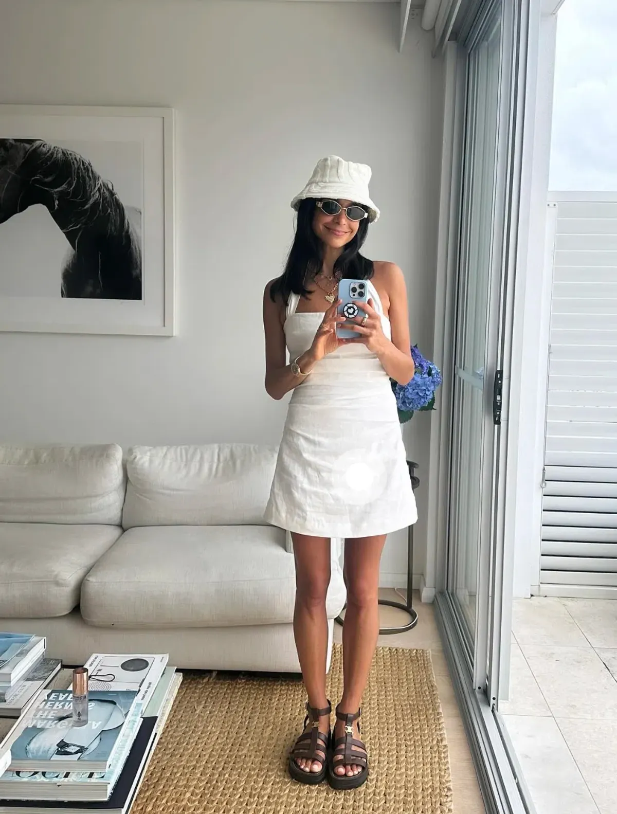 Sir The Label Noemi Halter Mini Dress Ivory Size 1 / AU 8 - Image 8