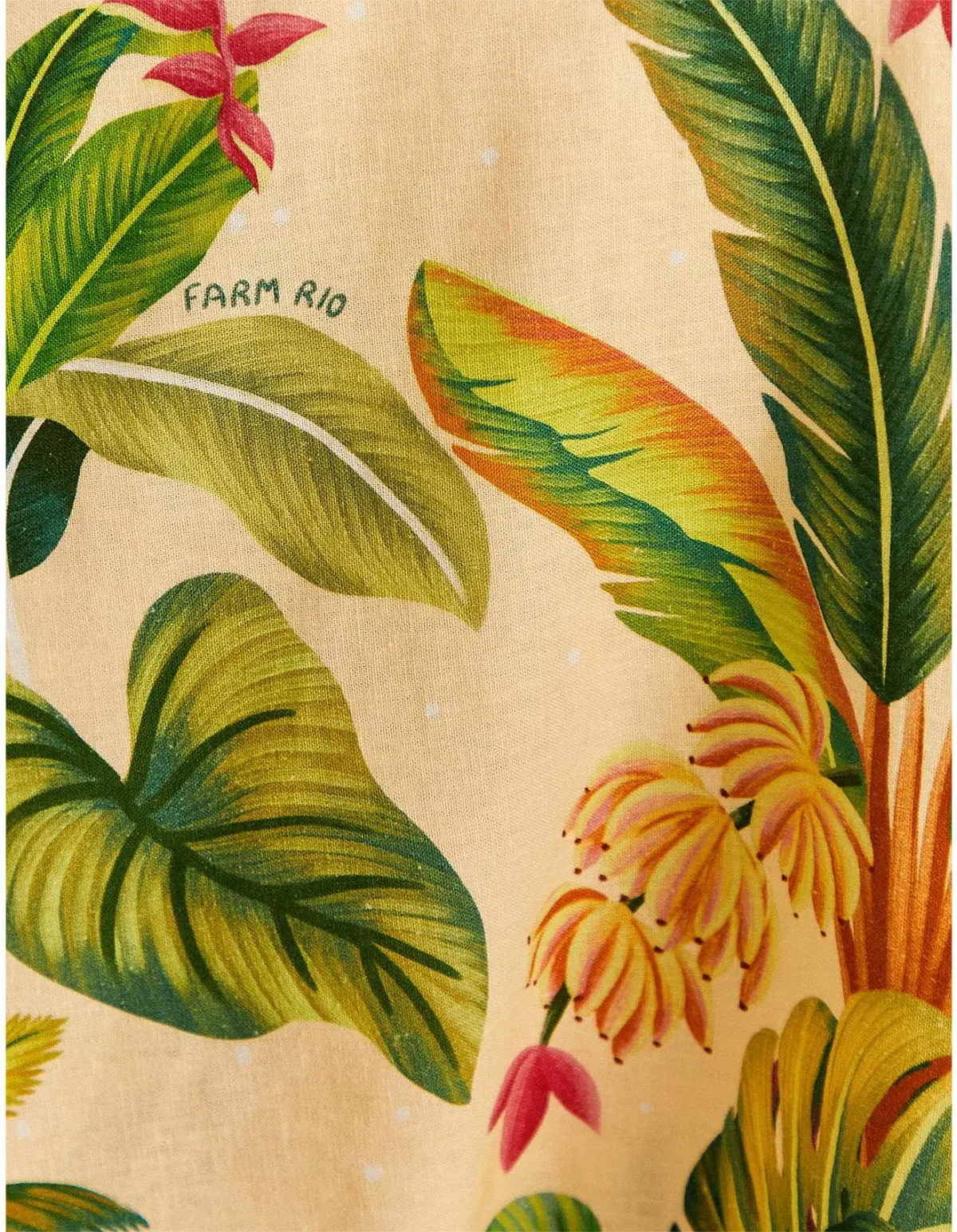 Farm Rio Fruit Forest Maxi Dress Sand/Print Size M / AU 10 - Image 4