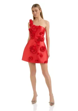 Eliya The Label - Amara Mini Dress - Red Size 14 for rent on The Volte - image 2
