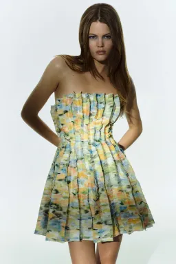 Aje Hybrid Sleeveless Mini Dress Floral Haze Size 16 for rent on The Volte - image 4