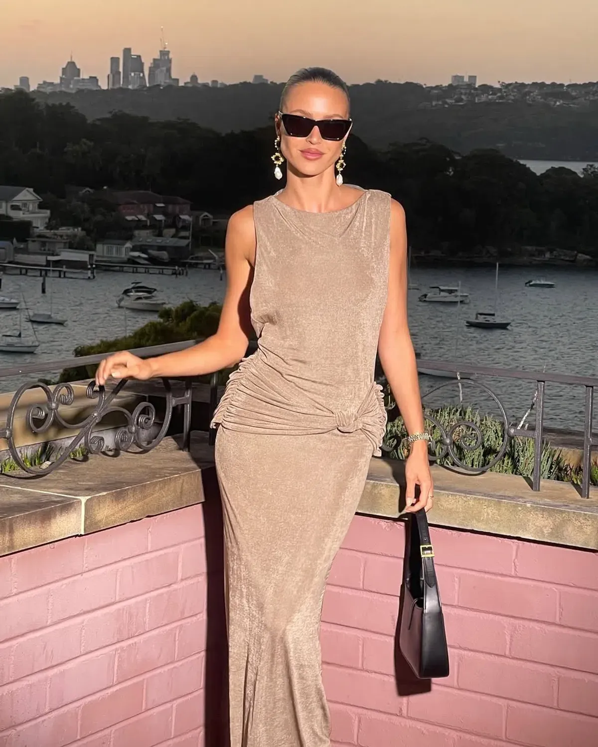 Arcina Ori Matisse Dress Grey Size  XS/Au 6  - Image 5