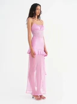 Benni Delilah Maxi Dress in Bubblegum Size S / AU 8 for rent on The Volte - image 2
