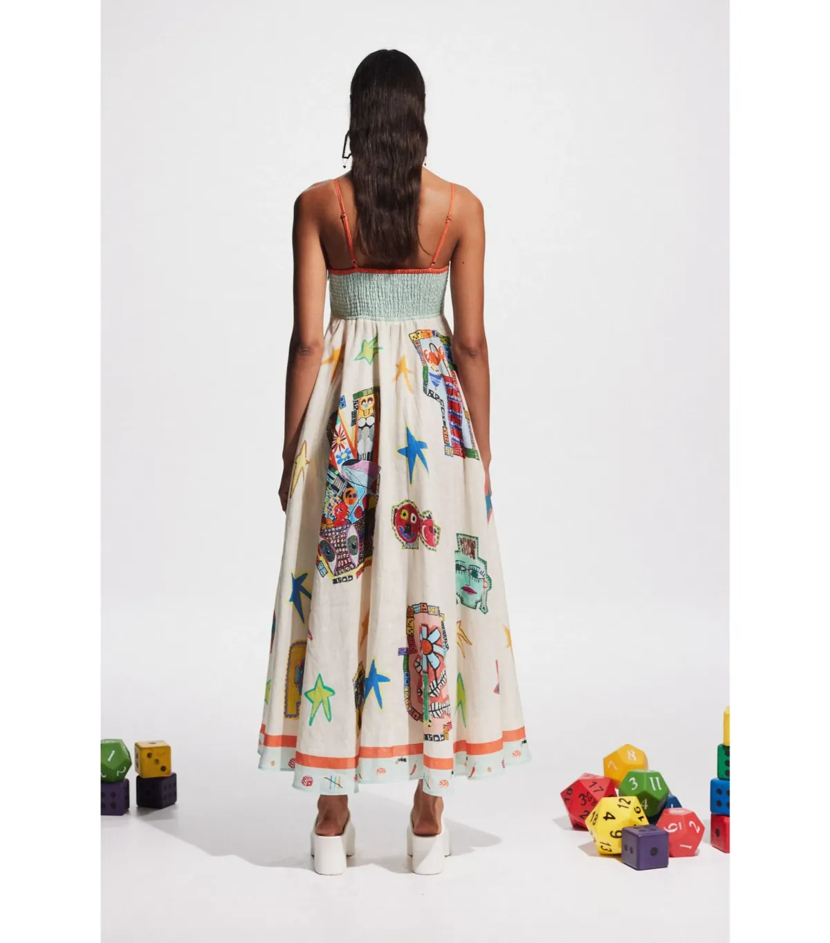 Alemais Players Sundress Print Size AU 14 - Image 2