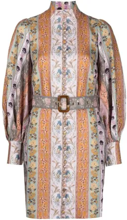 Zimmermann Luminous Mixed Ribbon Mini Dress Floral Size 0P/ AU 6 / US 2 for rent on The Volte - image 5