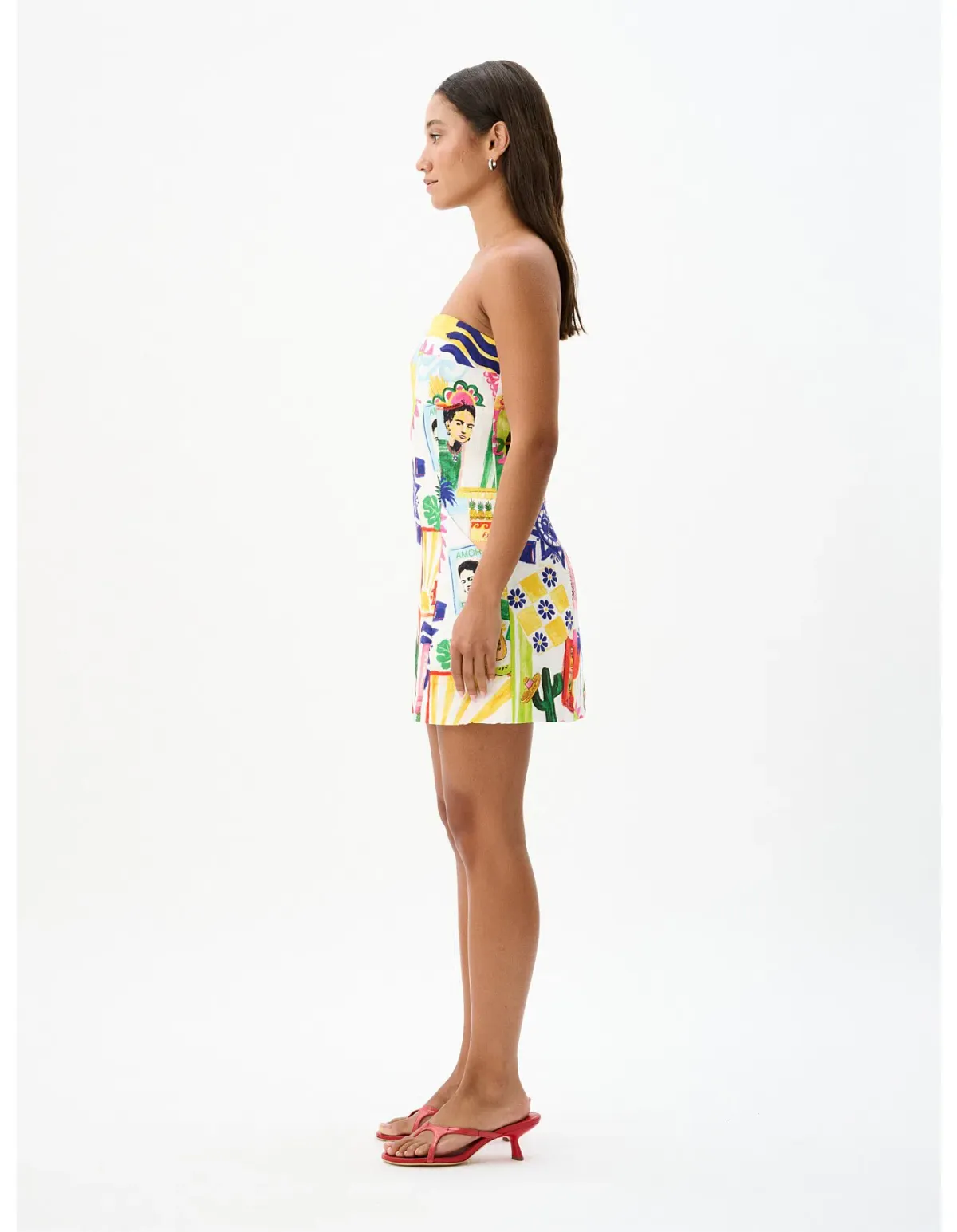 Roame Alba Mini Dress in Hola Tulum Size 10 - Image 4