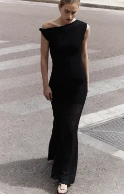 Sir the Label Indigo Twist Dress Black Size 12 for rent on The Volte - image 4