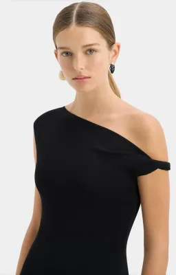 Sir the Label Indigo Twist Dress Black Size 12 for rent on The Volte - image 2