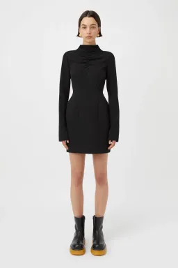 Camilla & Marc Portico Mini Dress Black Size 8 for rent on The Volte - image 1