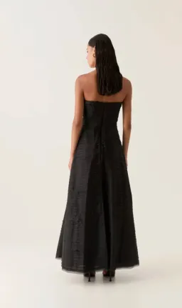 Aje Soundscape Maxi Dress Black Size AU 10  for rent on The Volte - image 3