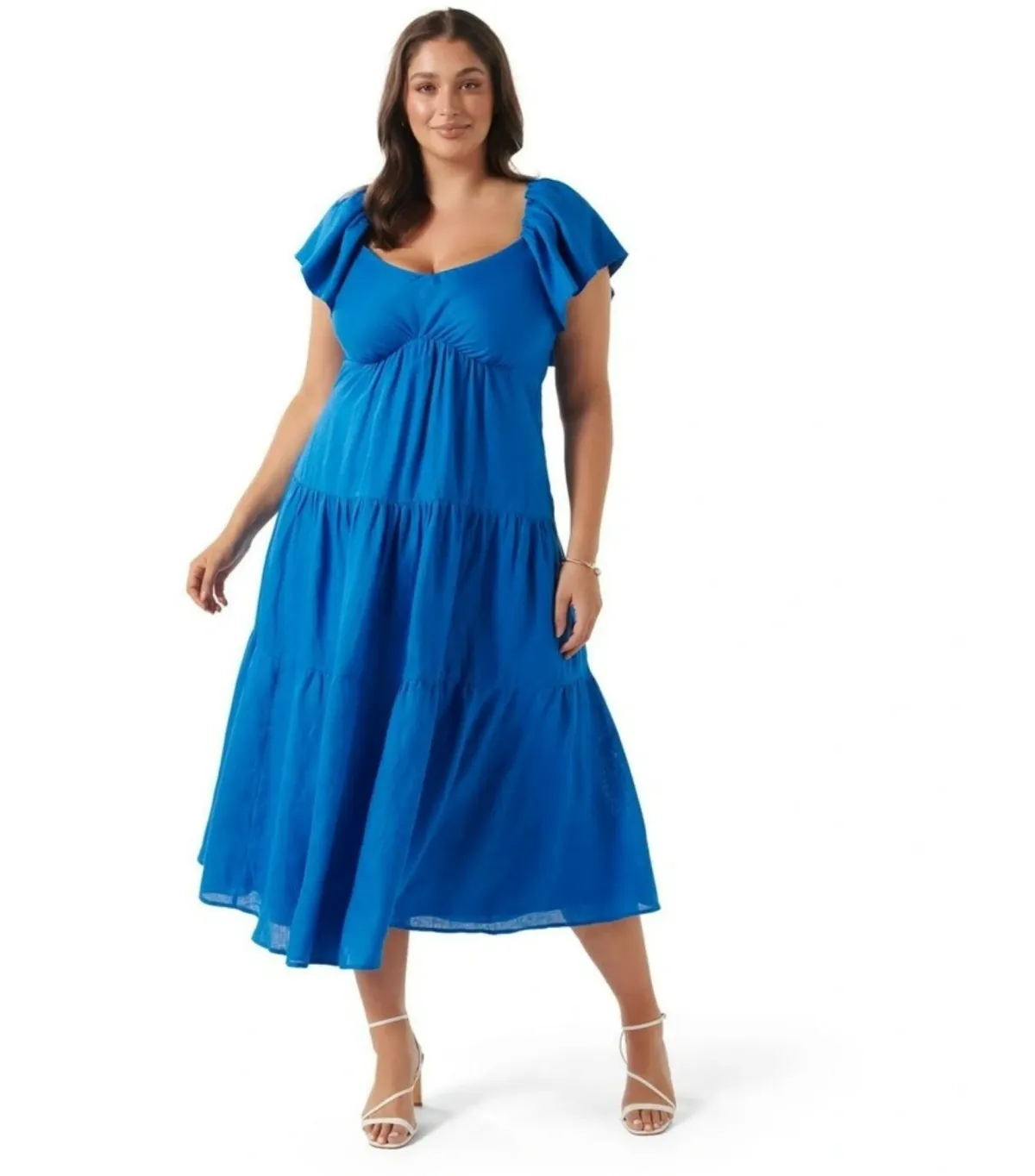 Forever New Karissa Maxi Dress Blue Size AU 8 - Image 2