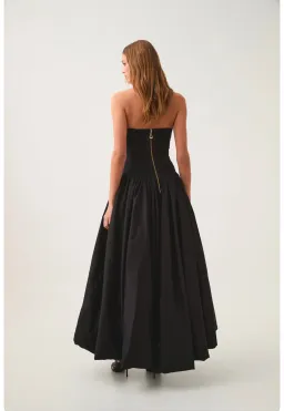 Aje Spatial Maxi Dress Black Size 4 for rent on The Volte - image 3