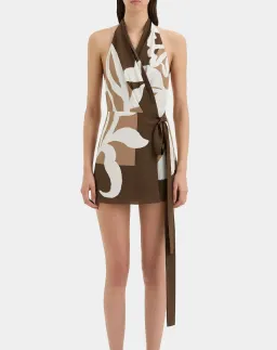 Exclusive SIR Portia Wrap Halter Mini Dress - Size 2 for rent on The Volte - image 7