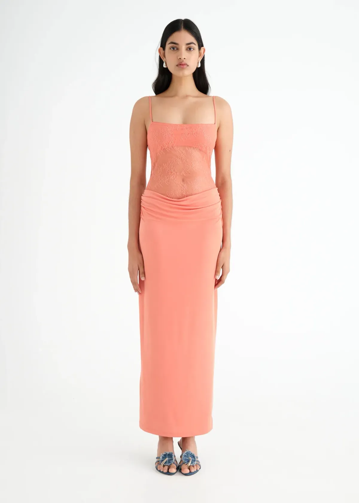 Benni Stefania Maxi Dress Grapefruit Size 6 - Image 1