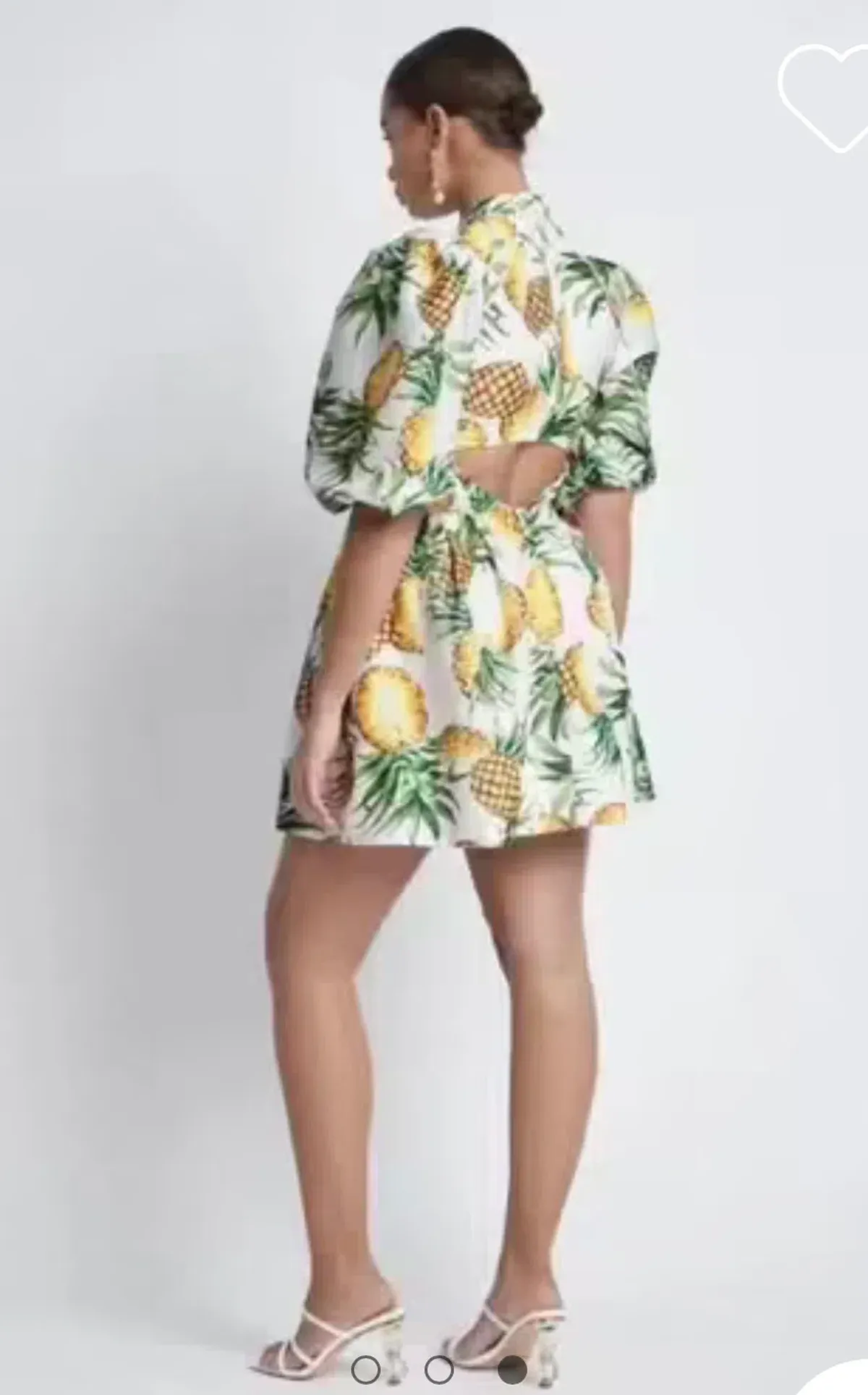 Sheike Pina Colada Mini Dress Print Size 6 - Image 4