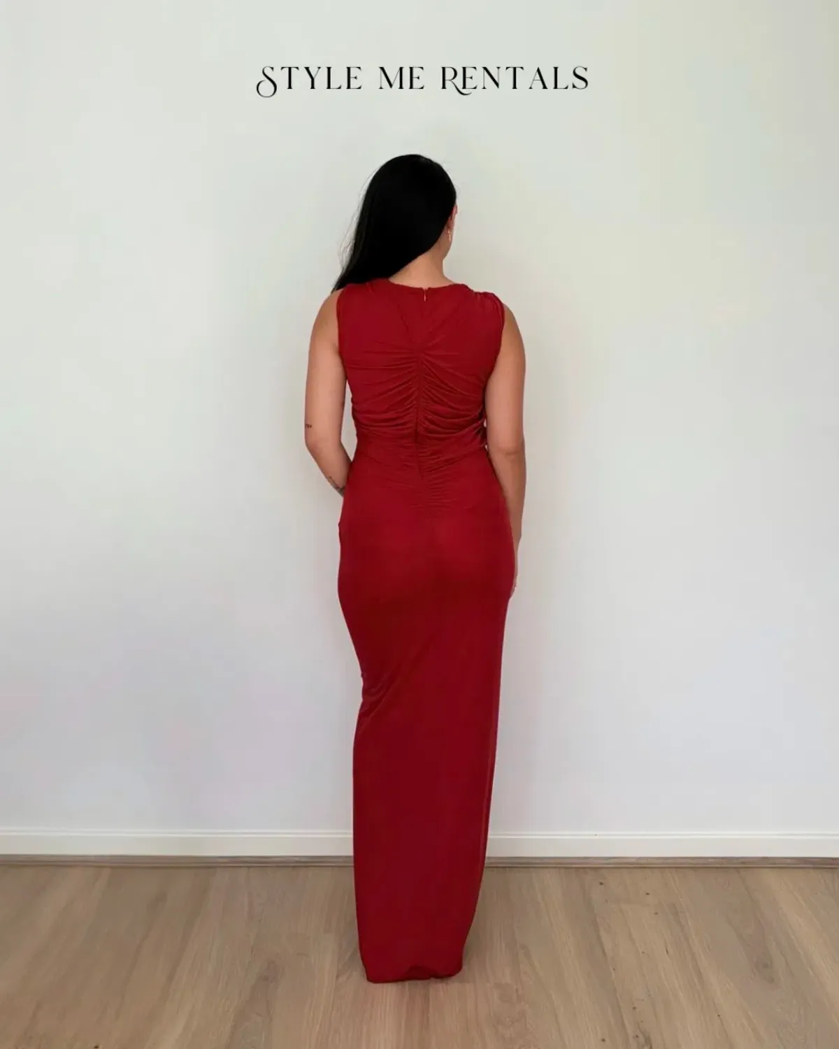 Christopher Esber Venus Tank Dress Cherry Size 8 - Image 4