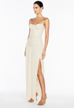 Manning Cartell Double Time Pleat Dress in Nougat Size 6 for rent on The Volte - image 2