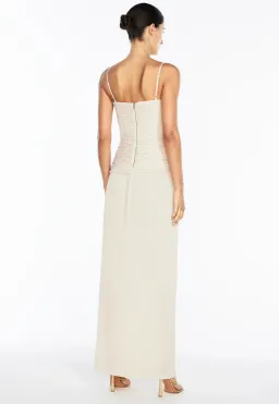 Manning Cartell Double Time Pleat Dress in Nougat Size 6 for rent on The Volte - image 4