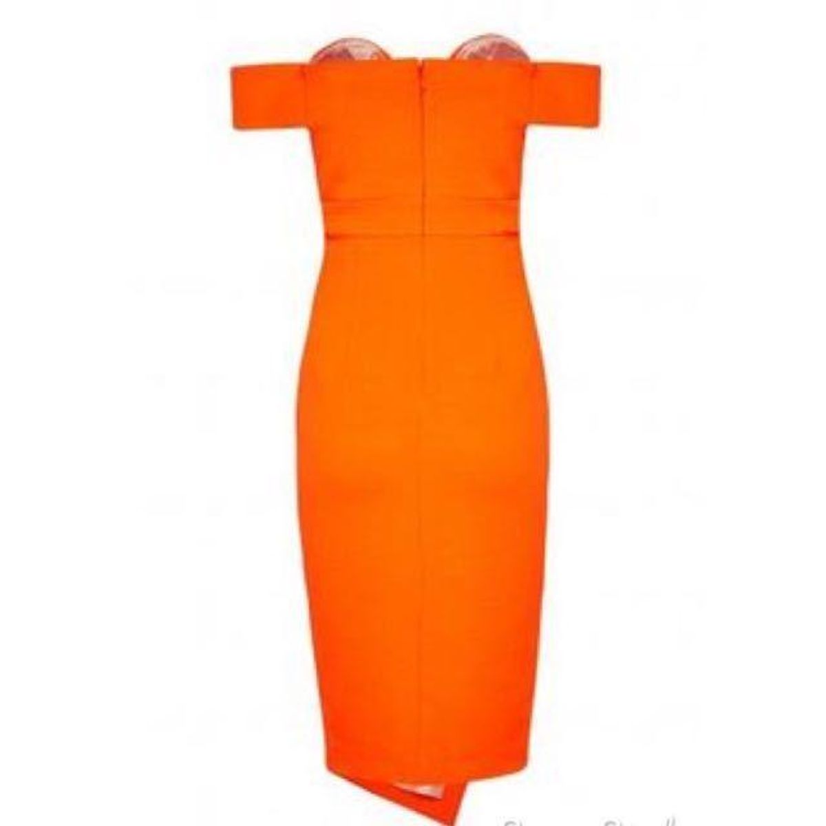 Sheike Diva Dress Orange Size 14 - Image 3