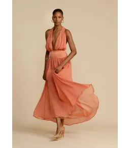 Arcina Ori Serena Dress Coral Size XS / AU 6 for rent on The Volte - image 2
