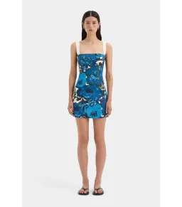 Sir Camellia Mini Dress Blue Floral Size 3 for rent on The Volte - image 1