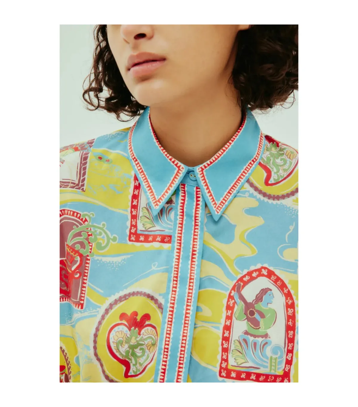 Alemais Emilio Shirt Multi Size AU 12 - Image 2