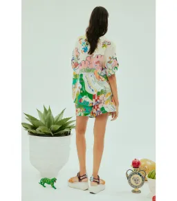 Alemais Nadia Shirt in Multi Size AU 14 for rent on The Volte - image 2