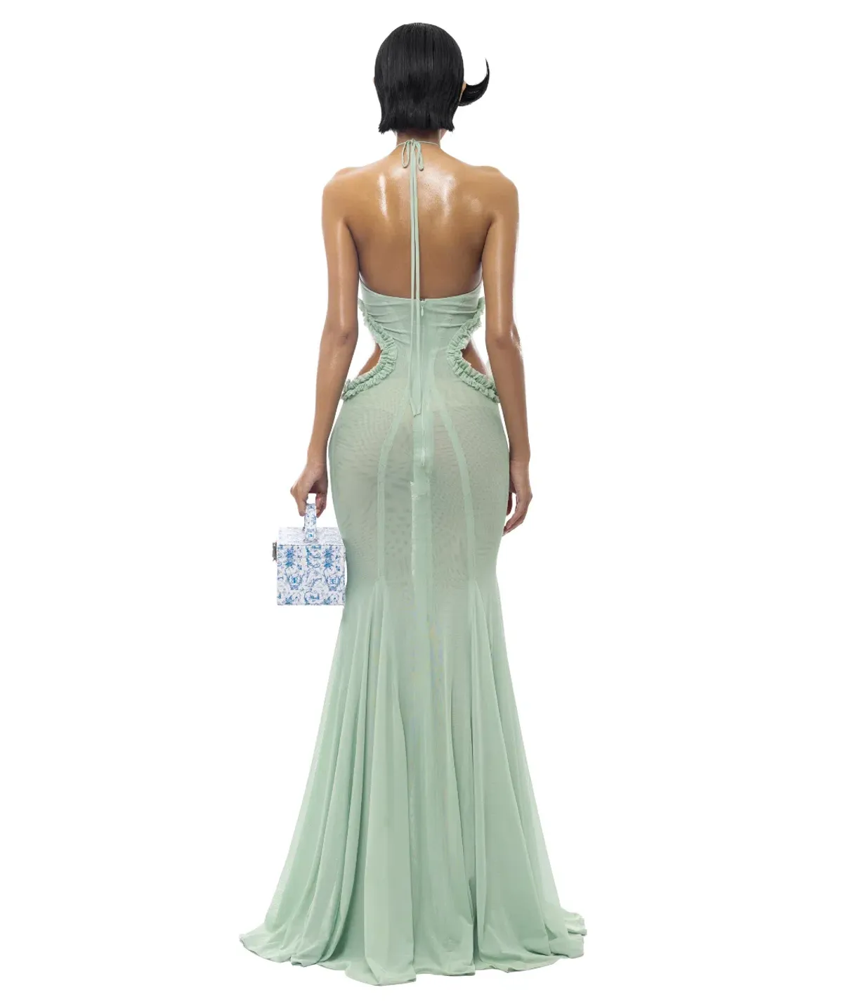 Huelleyrose Darya Dress Green Size S / AU 8 - Image 3