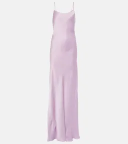 Victoria Beckham Satin Gown Petunia Size 10 for rent on The Volte - image 6