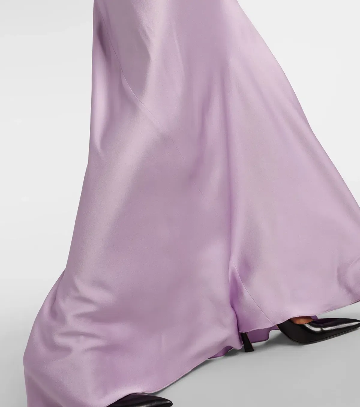 Victoria Beckham Satin Gown Petunia Size 10 - Image 4