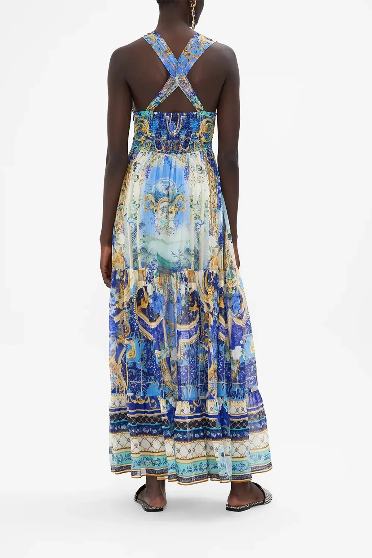 Camilla Views of Vesuvius T Back Gathered Panel Dress Size M / AU 12 - Image 3