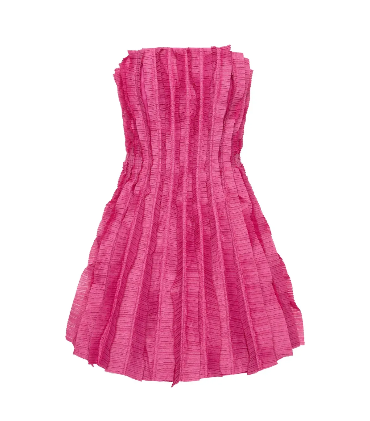 Aje Hybrid Sleeveless Mini Dress in Fuchsia Rose Size AU 8 - Image 4