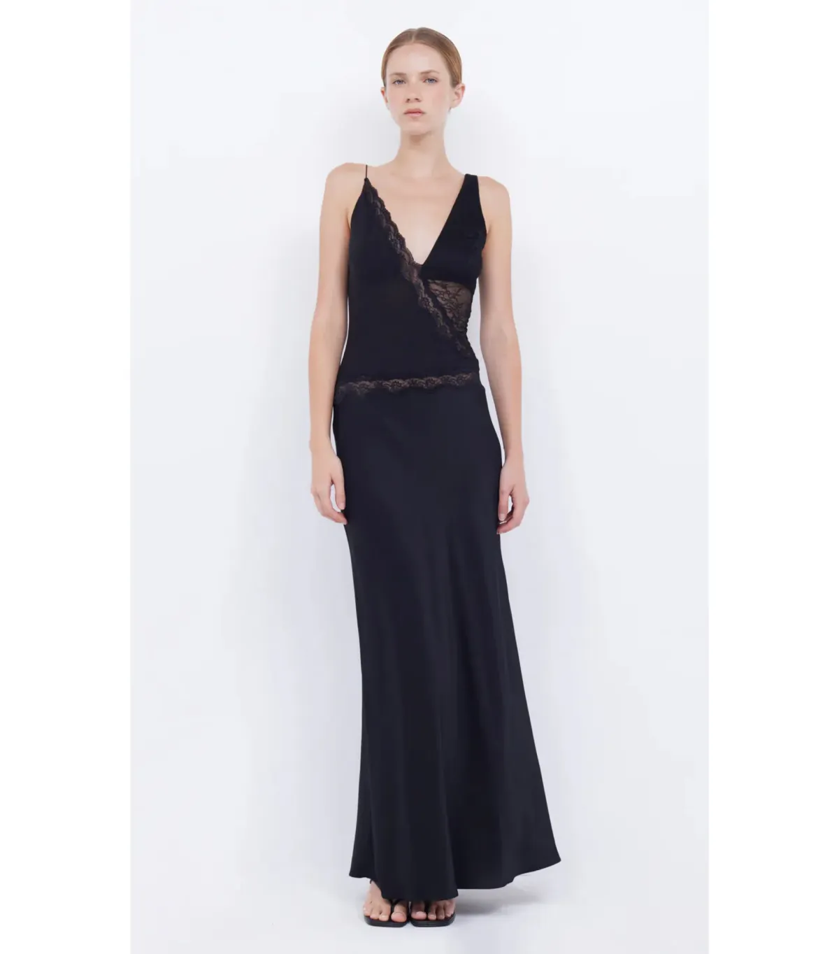 Bec & Bridge Abrielle Lace Maxi Dress Black Size AU 6 - Image 1