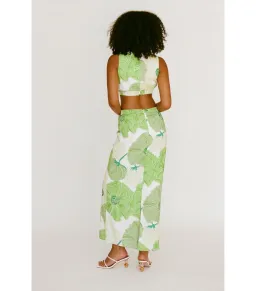 Sabo Skirt Melita Cutout Maxi Dress Green Size AU 8 for rent on The Volte - image 2