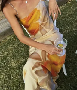 SIR The Label - Serene Slip Maxi Dress in Sequoia Floral Size 0 / AU 6 for rent on The Volte - image 4