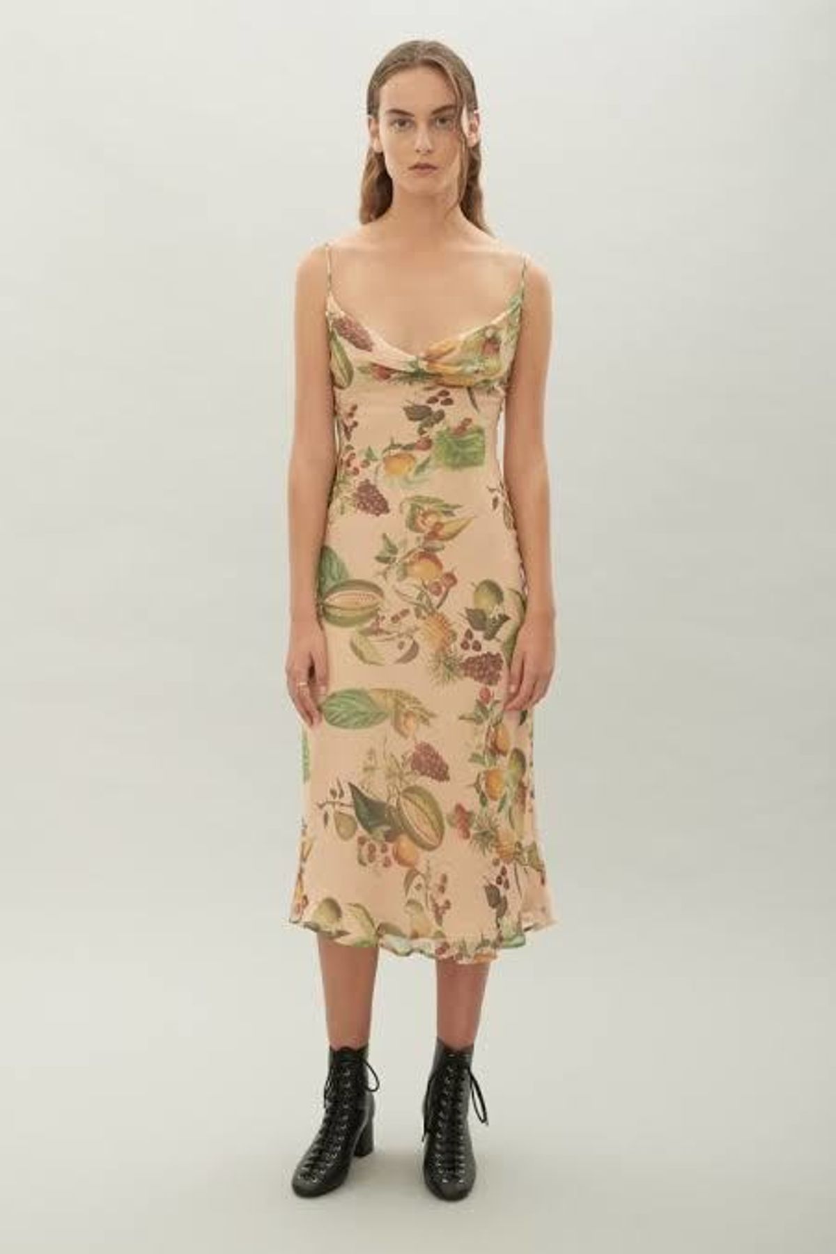 Hansen & Gretel Milena Silk Dress Nude 12 - Image 1