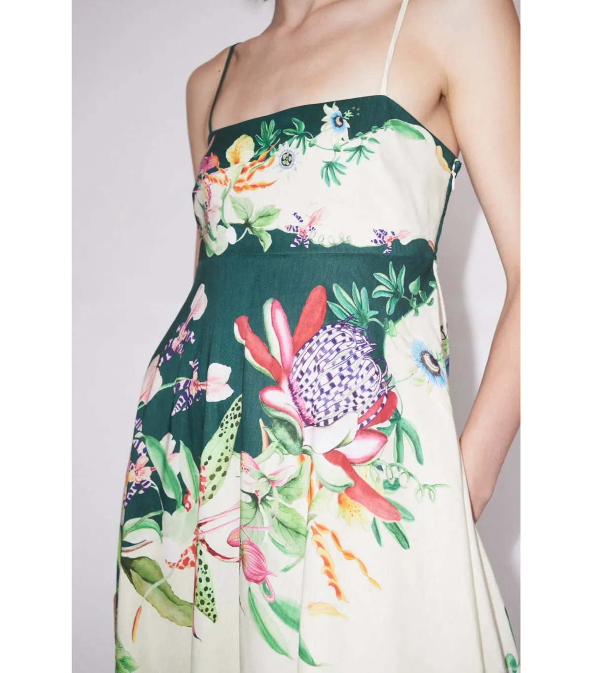 Alémais Aggie Sundress Midi Dress Print Size AU 10 - Image 2