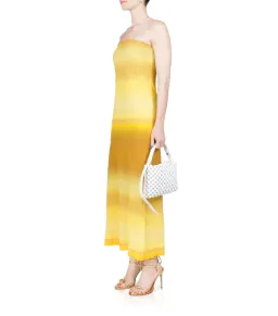Bec & Bridge Amara Strapless Maxi Dress in Golden Ombre Size AU 12 for rent on The Volte - image 2