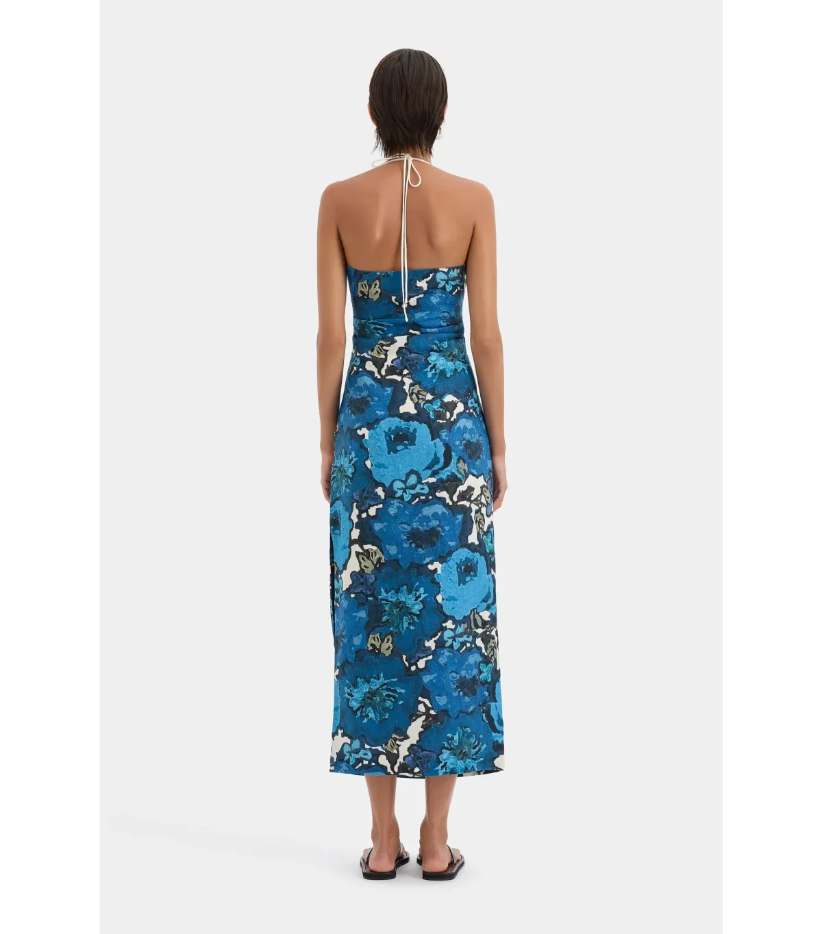 Sir the Label Camellia Midi Dress in Flora Print Size 2 / AU 10 - Image 3
